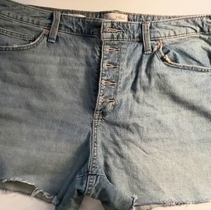 Stretch denim shorts Sz16/33
